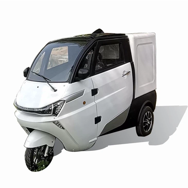 EEC Enclosed Tricycle Tuk Tuk Electric Motorcycle Vehicle Three-wheel For Pickup Delivery