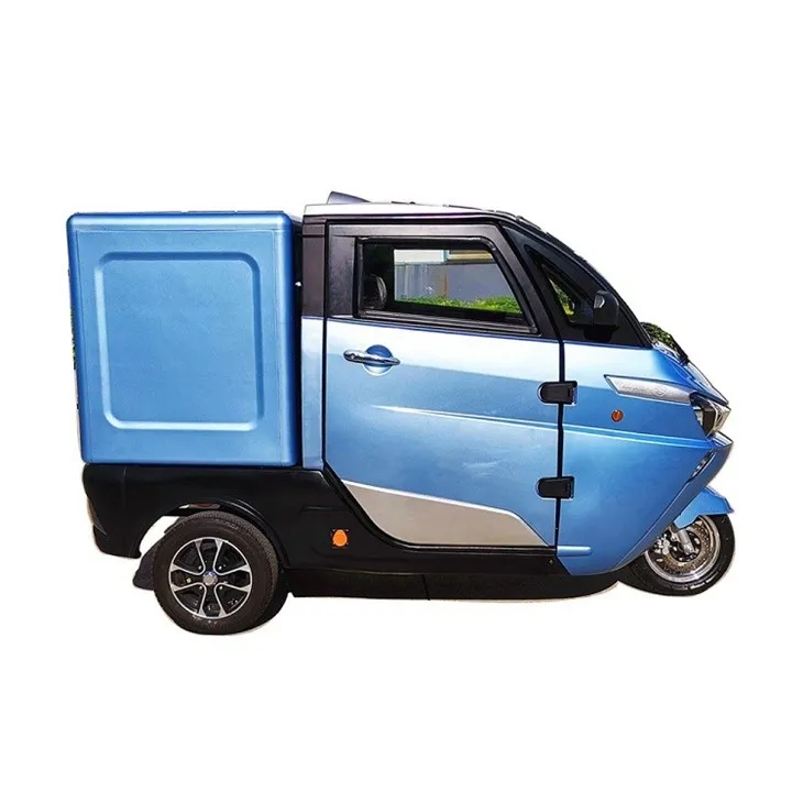 EEC Enclosed Tricycle Tuk Tuk Electric Motorcycle Vehicle Three-wheel For Pickup Delivery