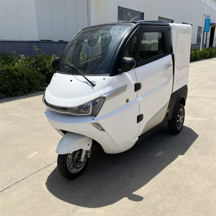 Mini Electric Van Refrigeration Cargo Tricycle For Sale
