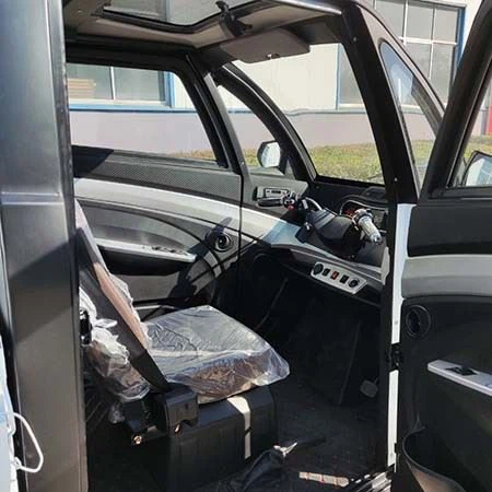 Motorcycle Cargo Car For Adults Rickshaw Family Vehicle Fully Enclosed Closed Van